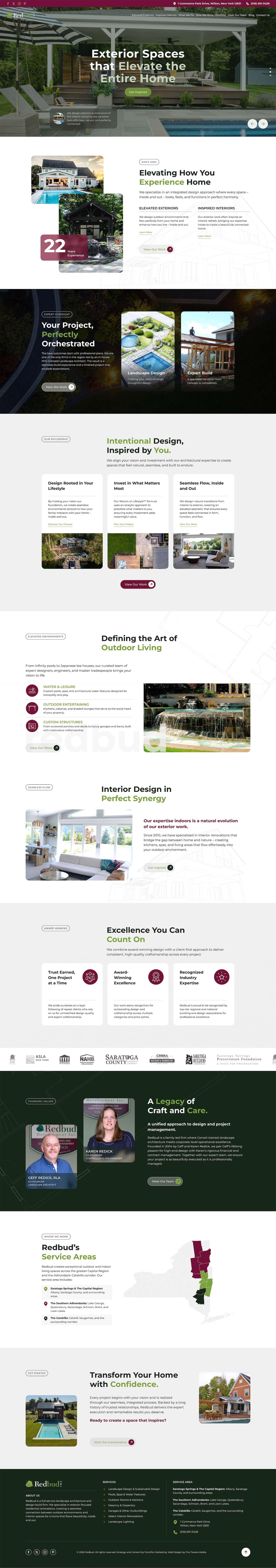 Green Springs Capital Group website — designed and built by Five Towers Media