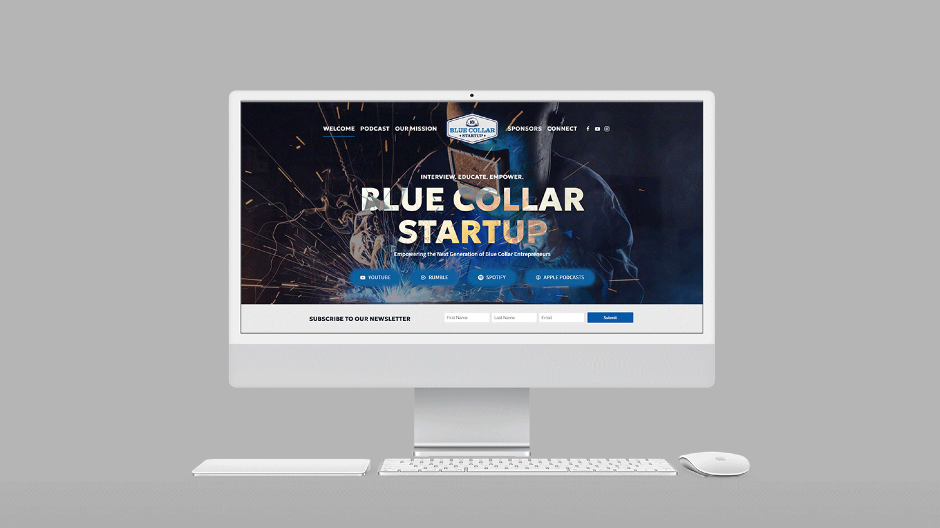 Blue-Collar-Startup-Website