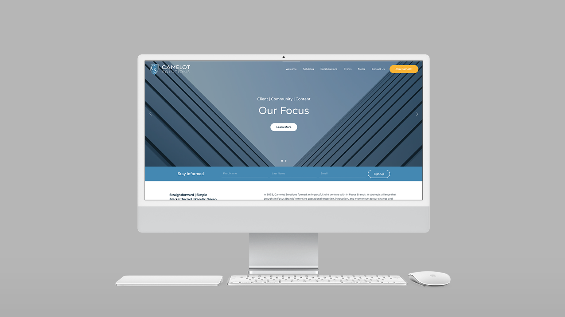 Camelot Solutions Website